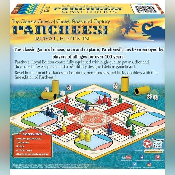🩵NIB Parcheesi 2013 Royal Edition Board Game - Picture 6 of 9